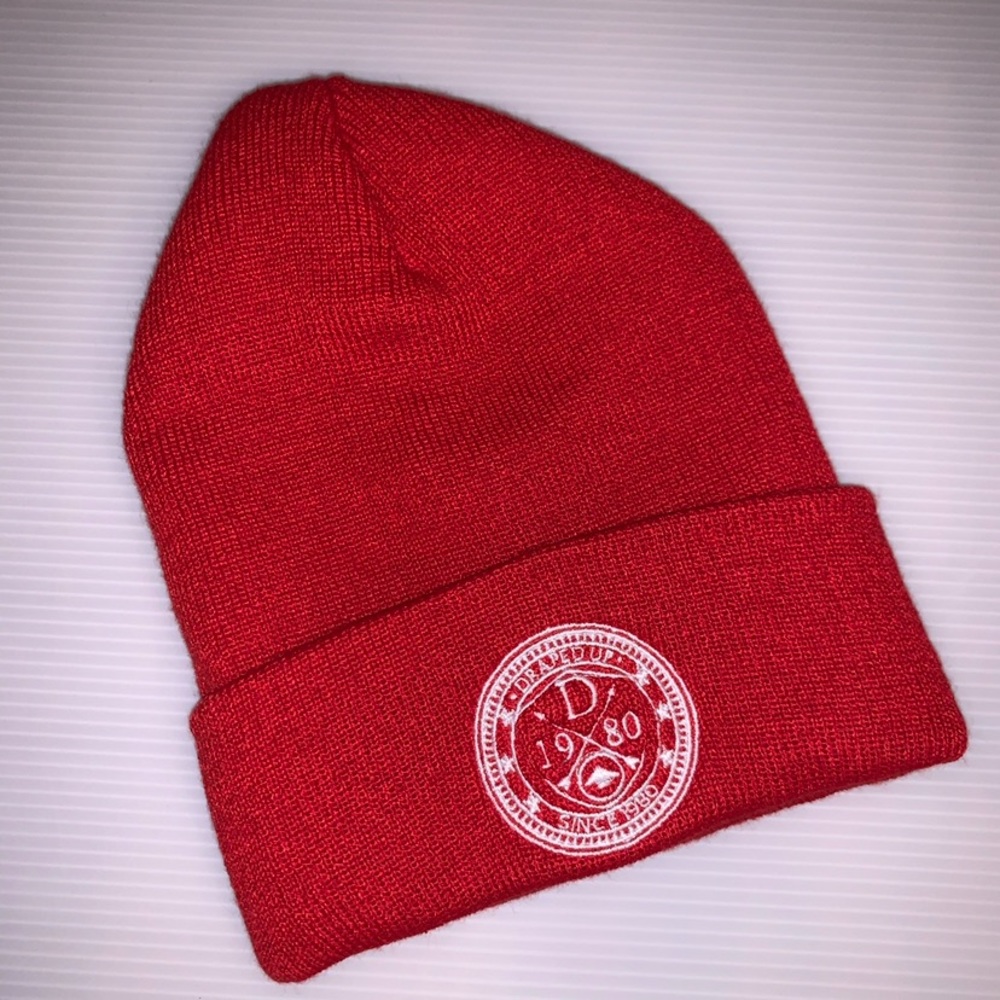 Red beanie